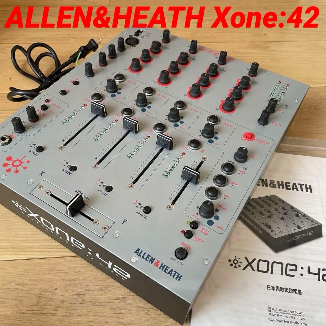 青*空様 ALLEN&HEATH XONE42 DJミキサー インターフェイス ALLEN&HEATH/DJミキサー/XONE:42 -DJ機材アナログレコード専門店OTAIRECORD