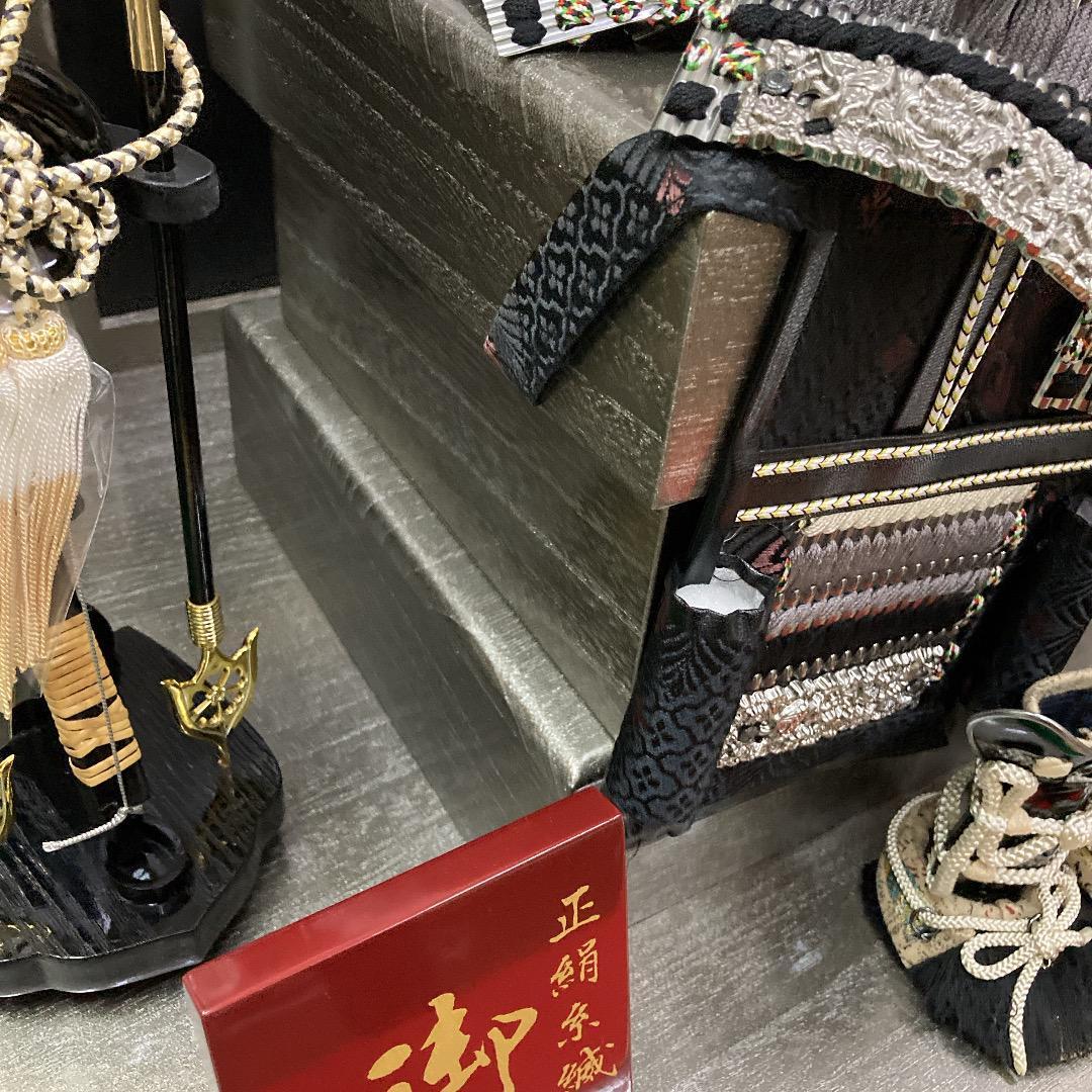 F4 訳あり特価！台巾75㎝位 五月人形鎧飾り 収納鎧飾り 五月鎧飾り