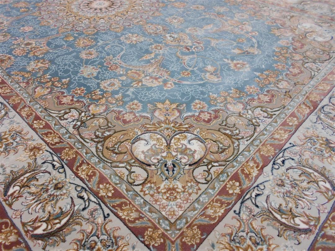 225万ノット！超高密度織 絨毯！本場 イラン産100×150cm‐200151 225万ノット、超高密度織！本場イラン産 絨毯 60×90cm‐201601 - メルカリ