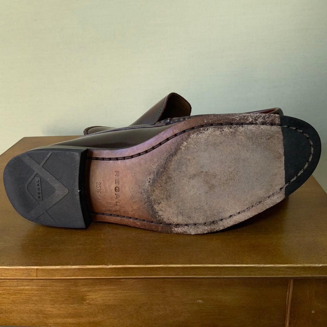 REGAL リーガル コブラヴァンプ ローファー 25.5cm ブラウン 革靴