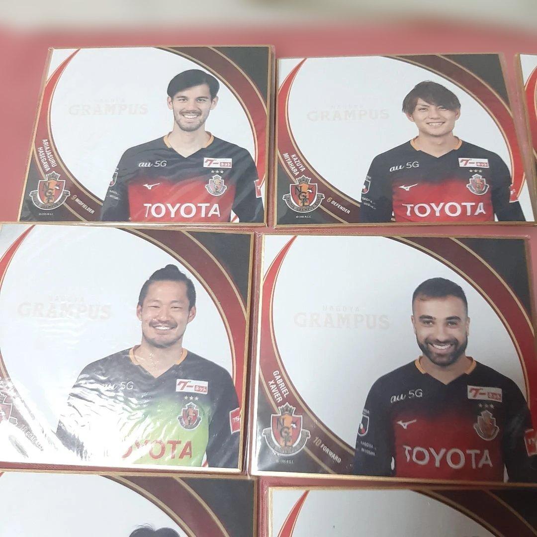 新品同様◇17枚セット◇名古屋グランパス オフィシャルミニ色紙 - メルカリ