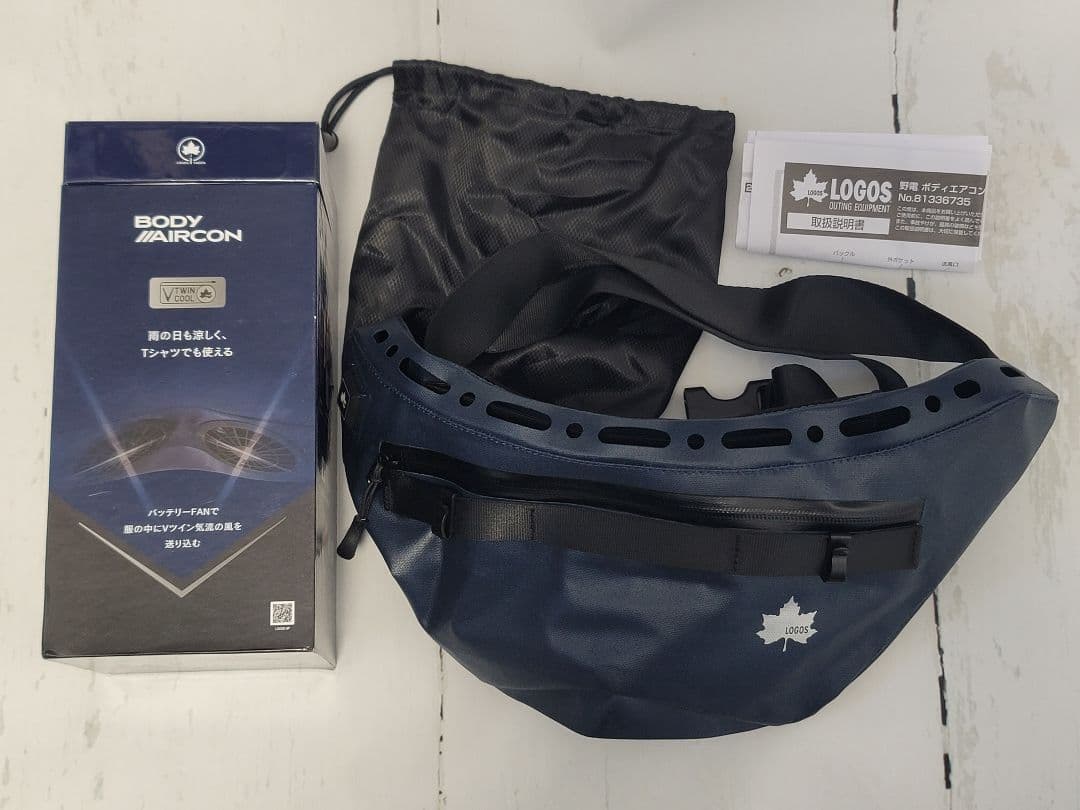 ロゴス (LOGOS) 野電 ボディエアコン Ｖツインクール 野電 ボディエアコン・ツインクール|ギア|野電|クールアイテム|製品