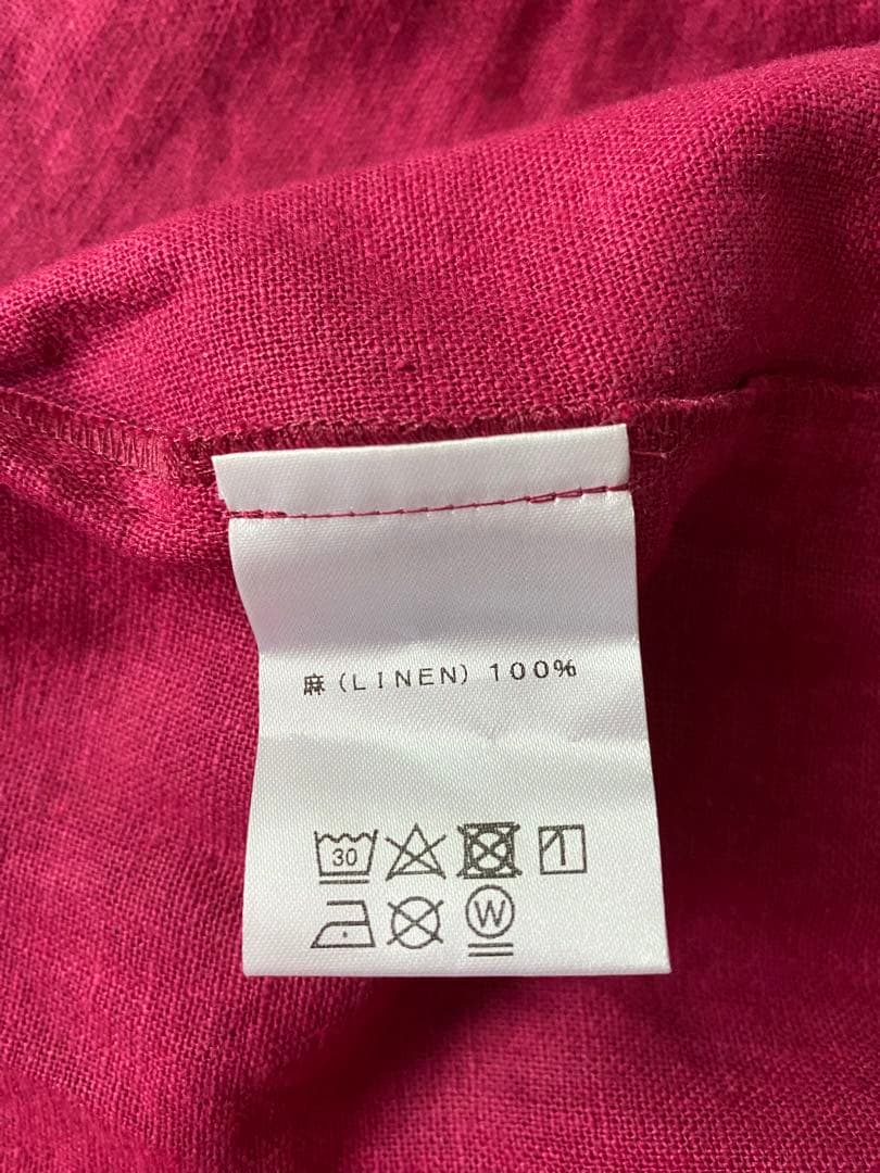 slowly but surelyリネン割烹着2wayコートエプロン - メルカリ