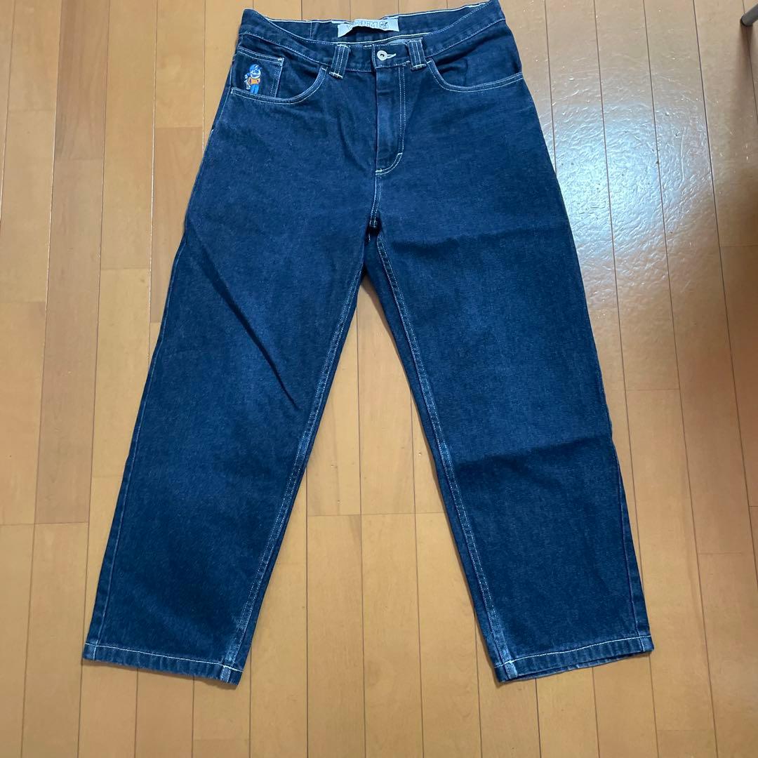 ポーラースケート93'デニム 30×30 旧ロゴ刺繍 ビッグボーイBIG BOY