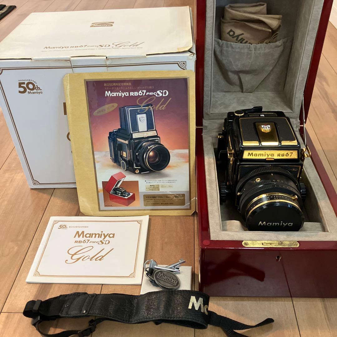 MamiyaRB67 ProSD Gold 世界限定300台 Mamiya RB67 Pro SD Gold K/L 127mm F/3.5 50 Years Limited Edition