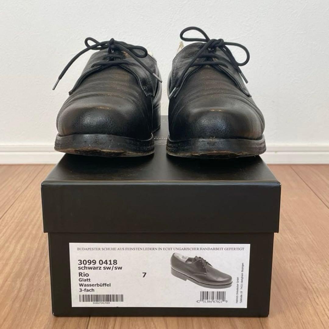 Heinrich Dinkelacker RIO ブラック/シボ革/uk7 - メルカリ