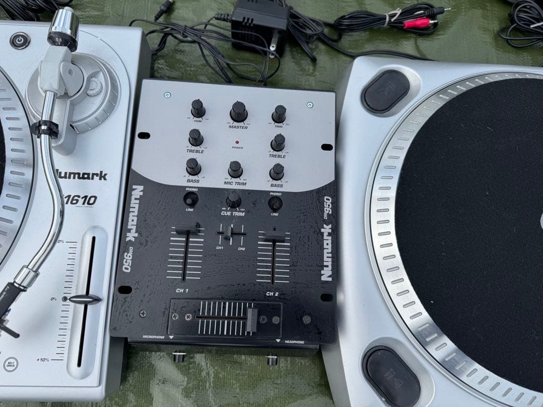 NUMARK ヌマーク DJ BOX SET TT1610✖️2台➕ミキサーセット