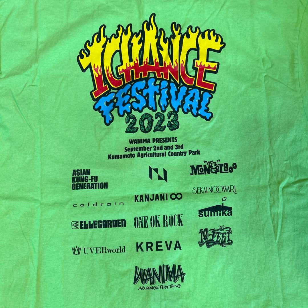 WANIMA】ワンチャンフェス Tシャツ2023 【XL】 - メルカリ