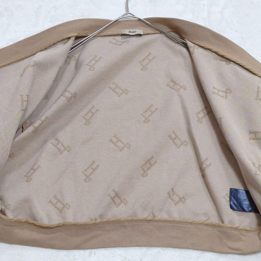 HERNO 42 近年モデル 総ロゴ モノグラム カーディガン ブラウン - メルカリ