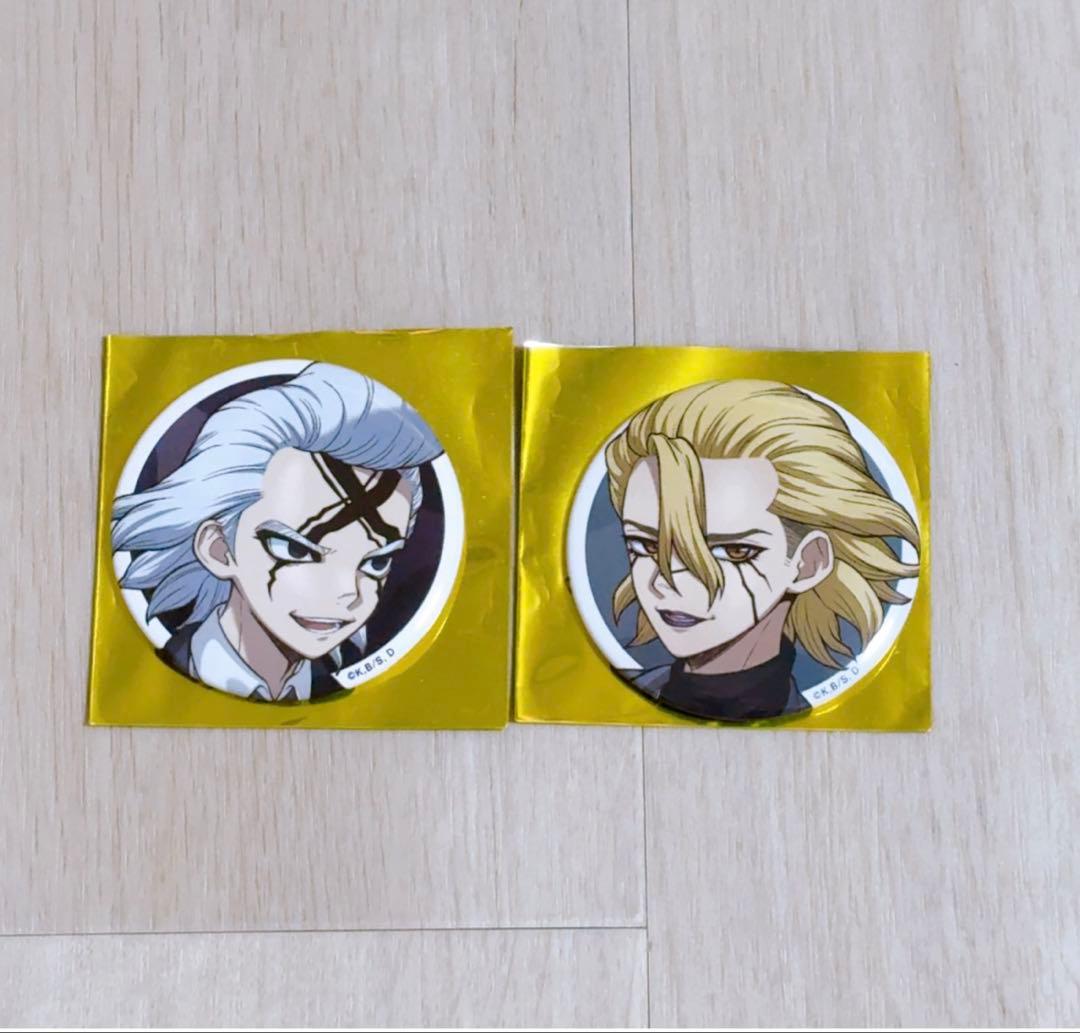 Dr.STONE ゼノ スタンリー 缶バッジ AMO CAFE - メルカリ