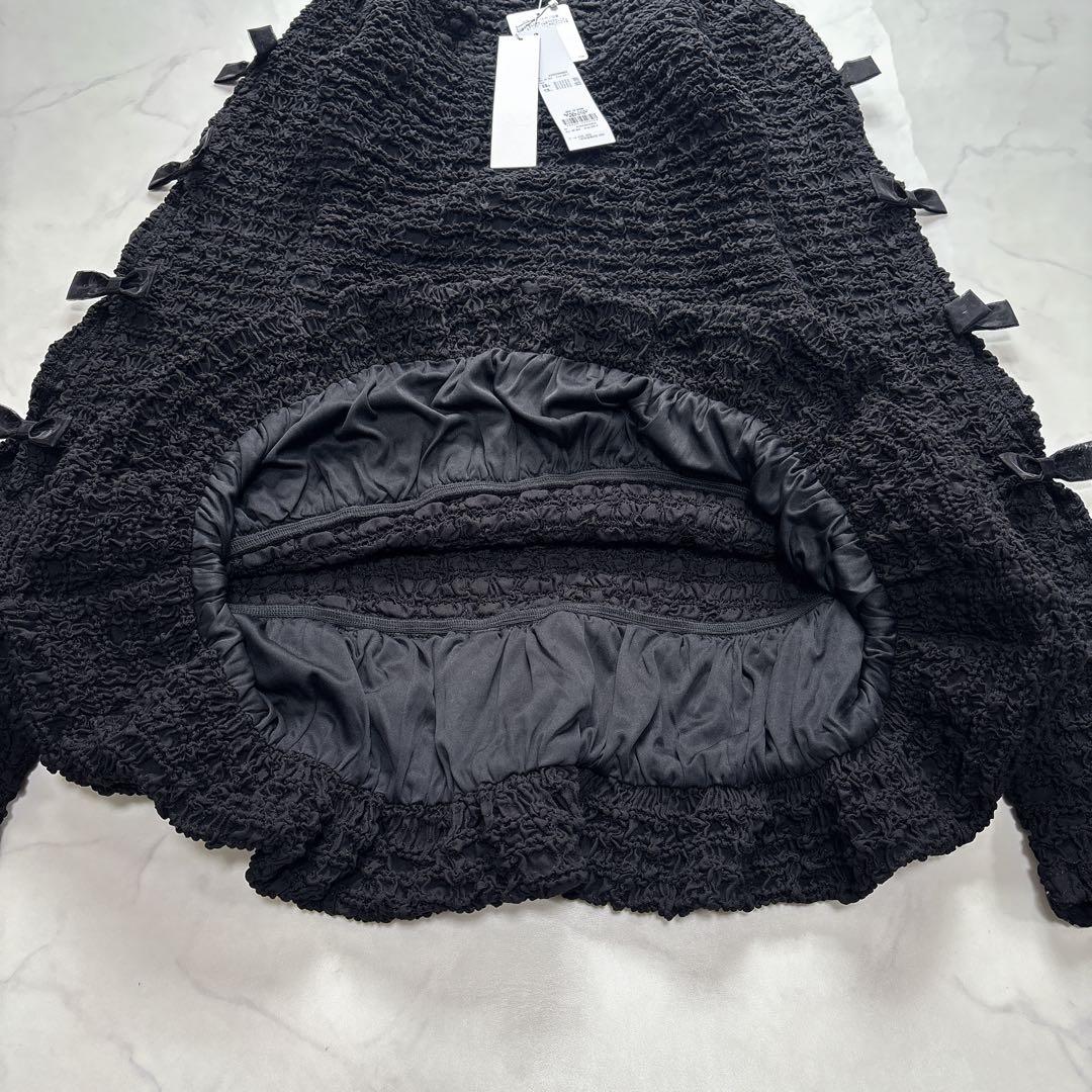 25SS 新品タグ付 パメオポーズ ギャザリングパフミニドレス ワンピース