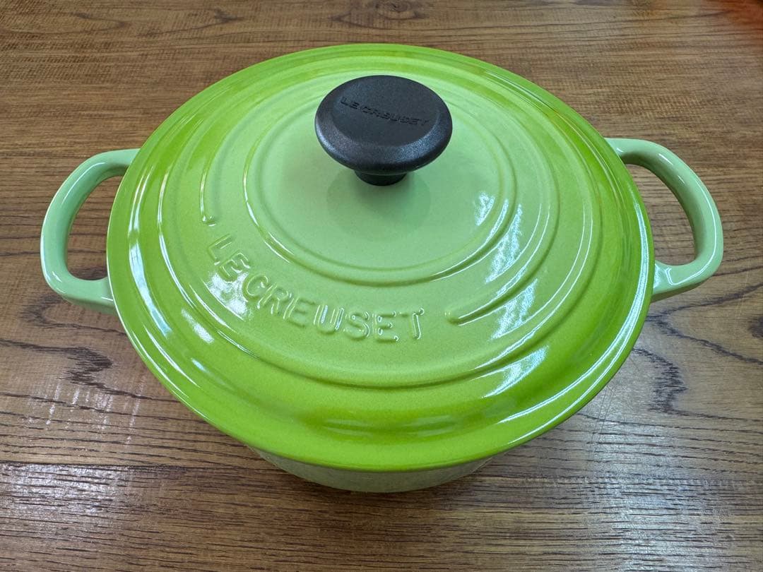 【美品】【お値下げ】ル・クルーゼ　ココットロンド　20センチ ル・クルーゼ ココット・ロンド 2101 20cm フィグ : cocoatta - 通販