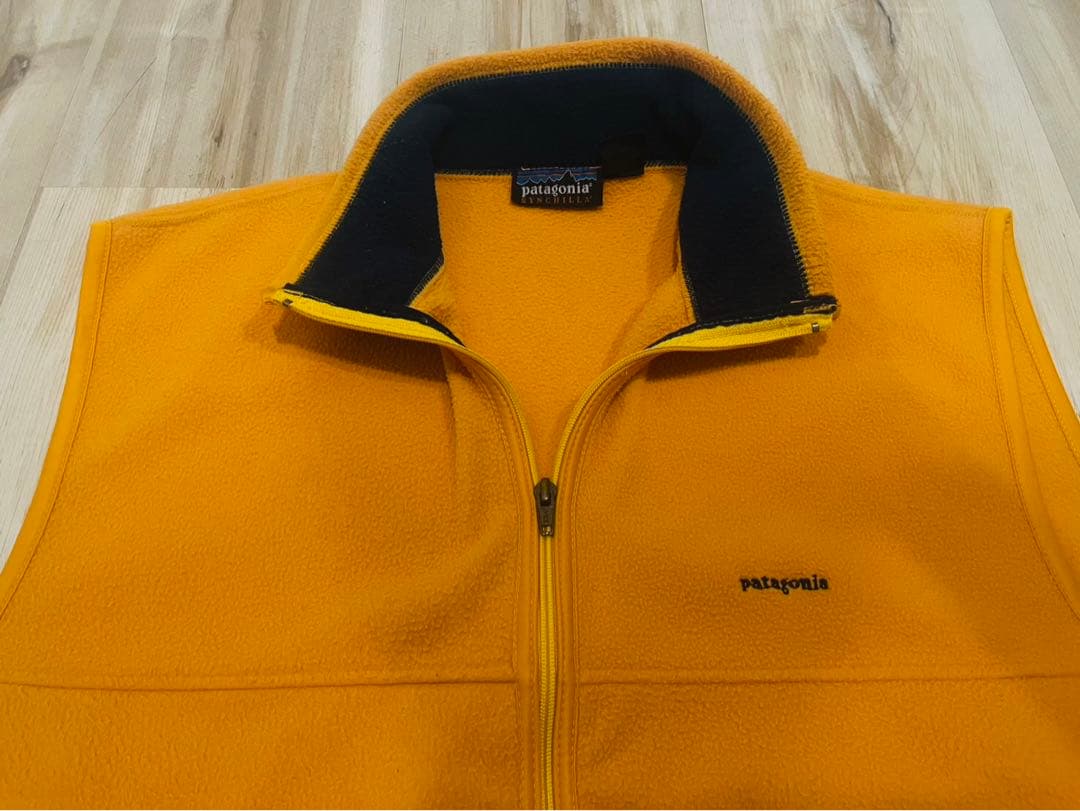 パタゴニア/シンチラベスト/サイズL/マンゴーオレンジ/USA/25182/名作