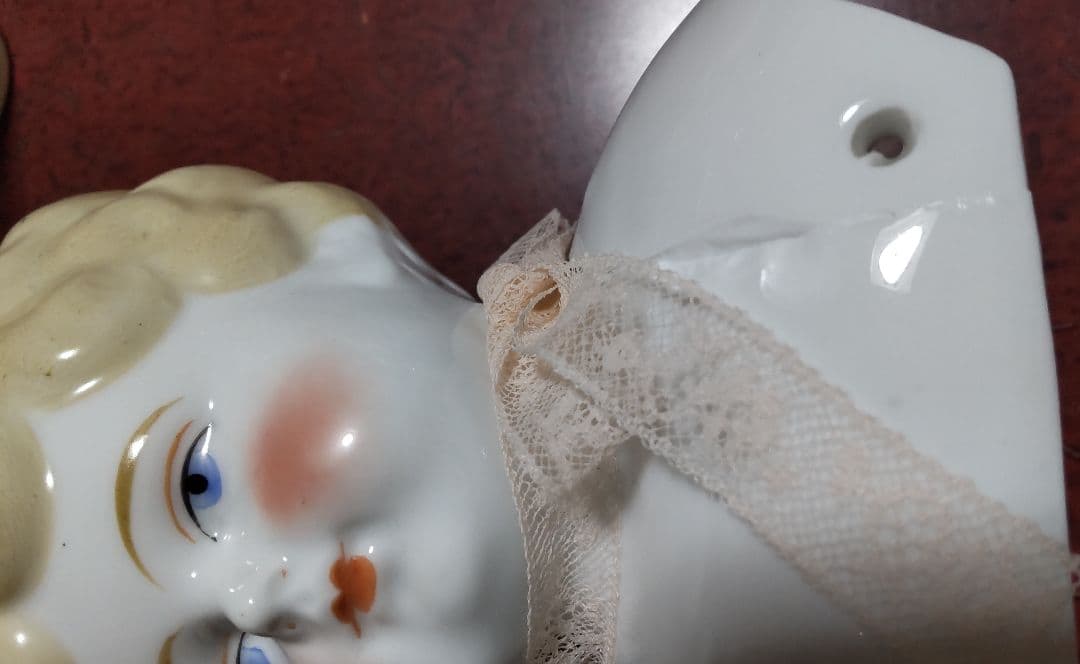 フランス アンティーク チャイナヘッド 難有り