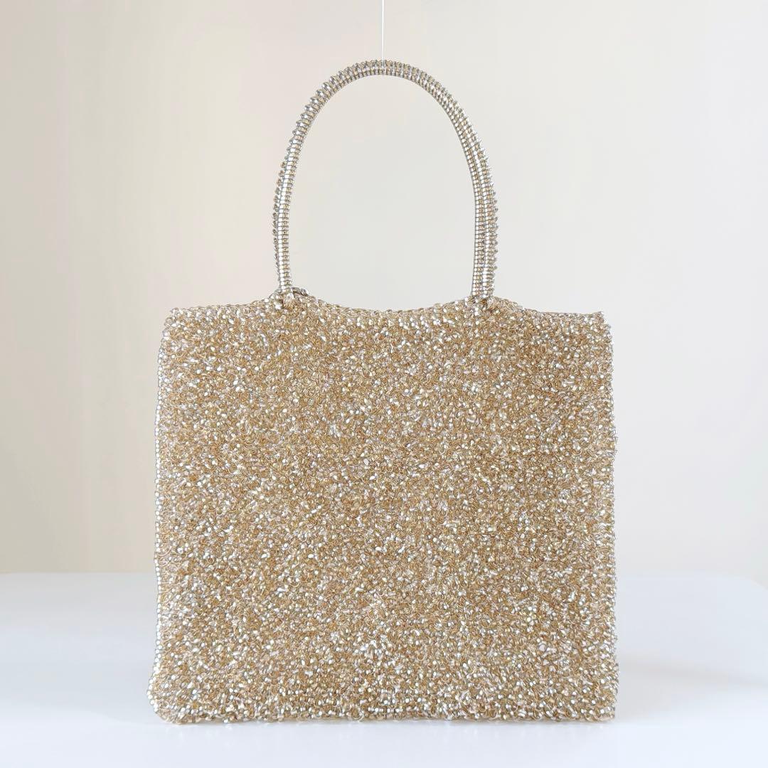 未使用 アンテプリマ スタンダード スクエア ラージ シルバーゴールド