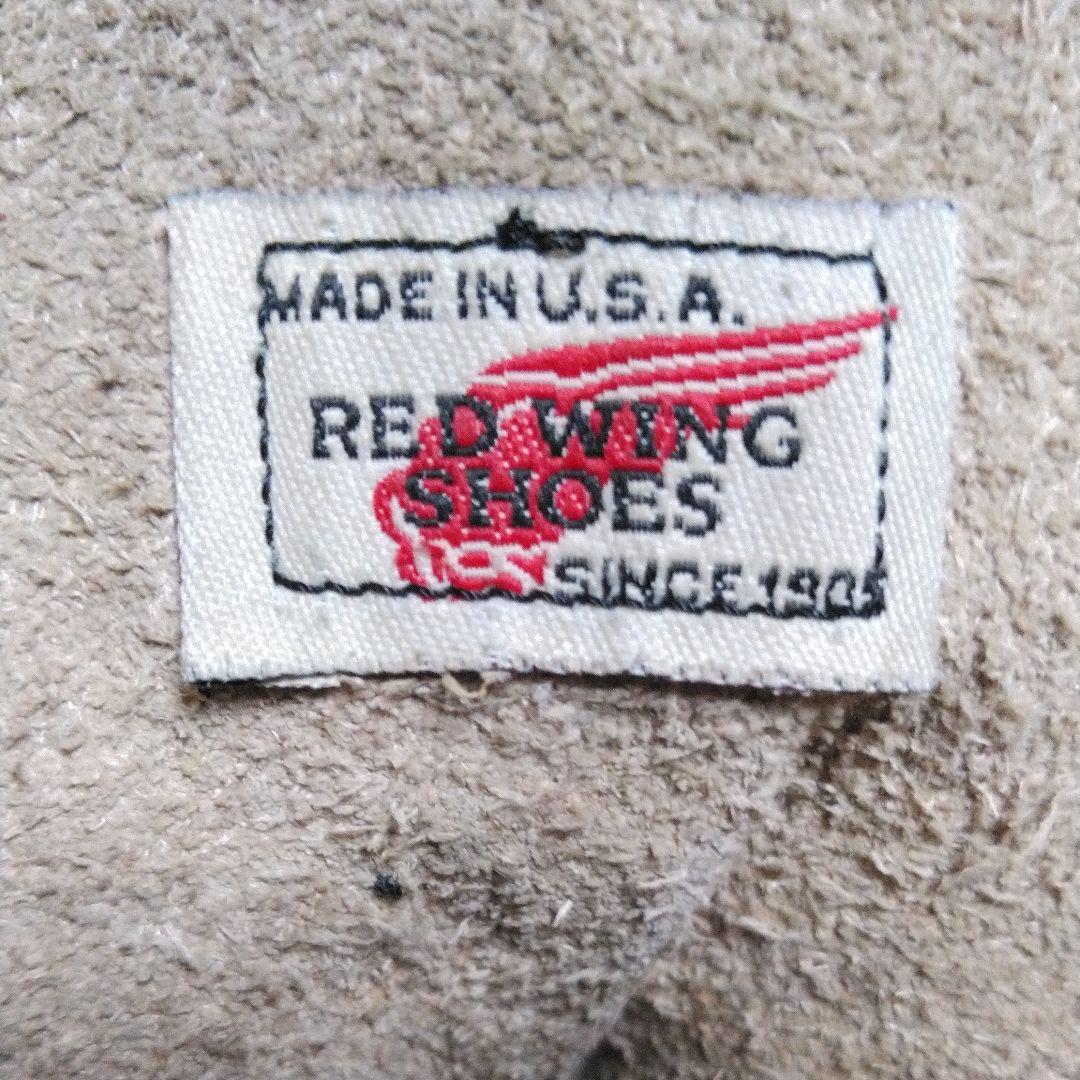 RED WINGレッドウィング刺繍羽タグUSA製プレーントゥ8167中古7.5E