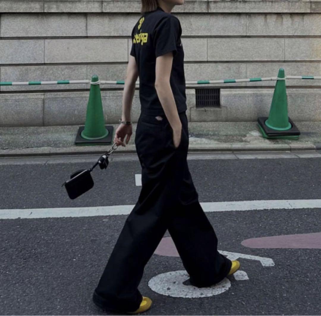 初期 ok.soon × dickies ワイドチノ オクスン ベージュ M ok.soon×dickies wide chino pants(new beige) | o