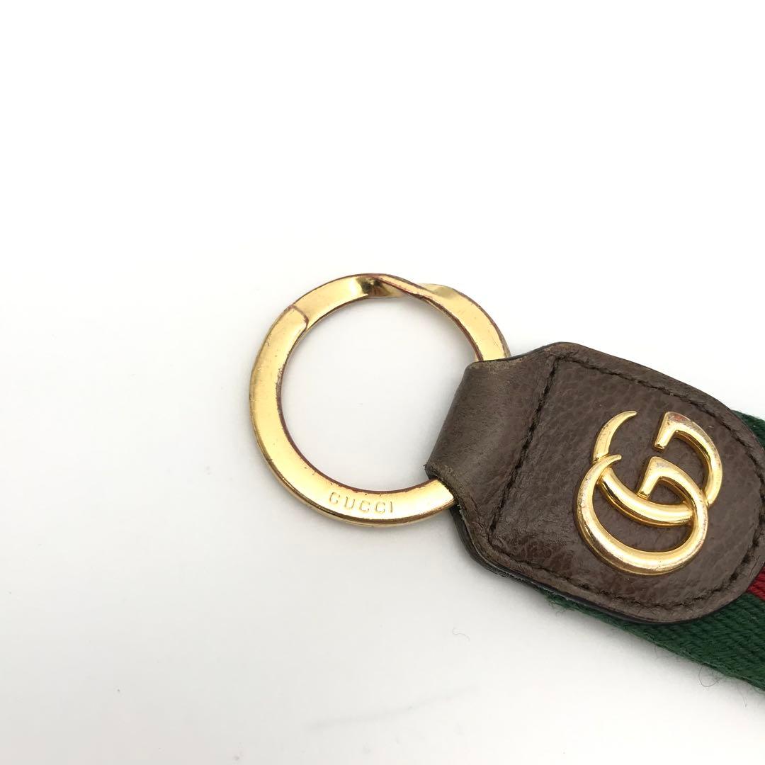 GUCCI キーホルダー・キーリング グッチggマーモント シェリーライン