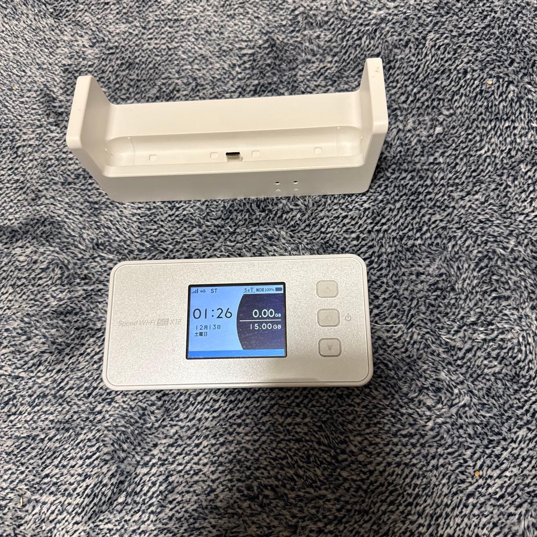 Speed Wifi X12 クレドール　セット 値下げ)Speed Wi-Fi 5G X12 クレードルセット (動作確認済)｜Yahoo