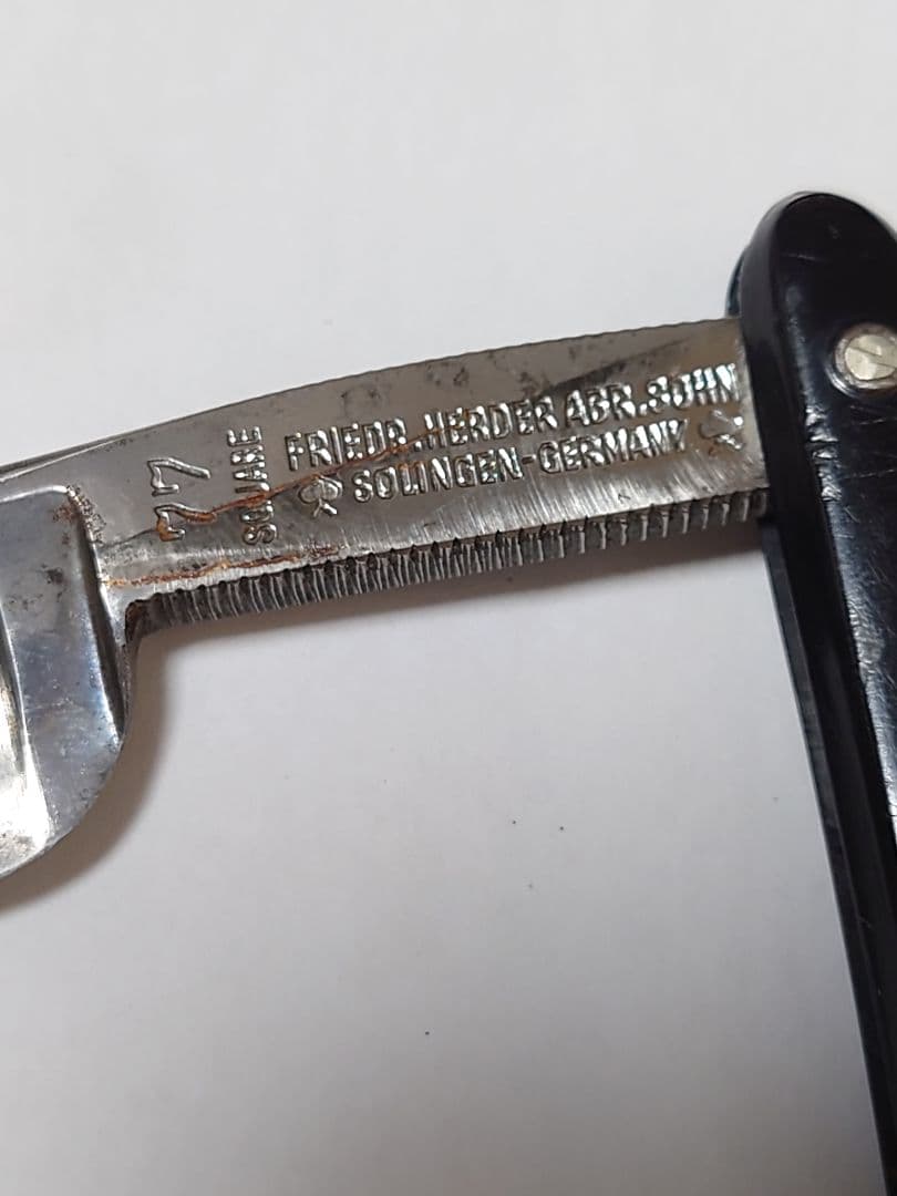 理容 美容 床屋 ゾーリンゲン PUMA ストレートレザー 西洋剃刀 ビンテージ