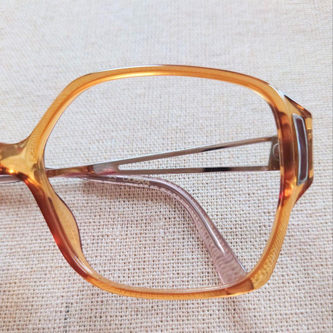 COBRA ヴィンテージフレーム+度無し薄型カラーレンズ 未使用 - メルカリ