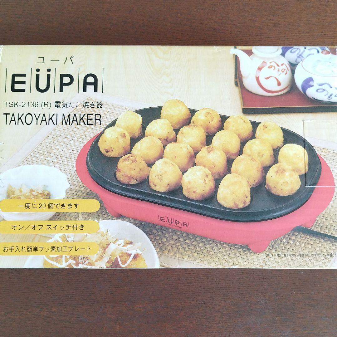 電気たこ焼き器 EUPA TSK-2136(R) - メルカリ