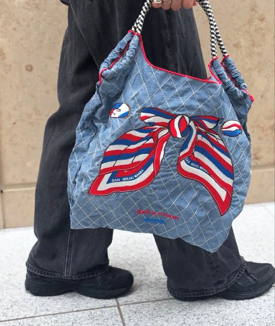 表参道限定Ball＆Chainエコバッグ ボール＆チェーン Mサイズ スカーフ