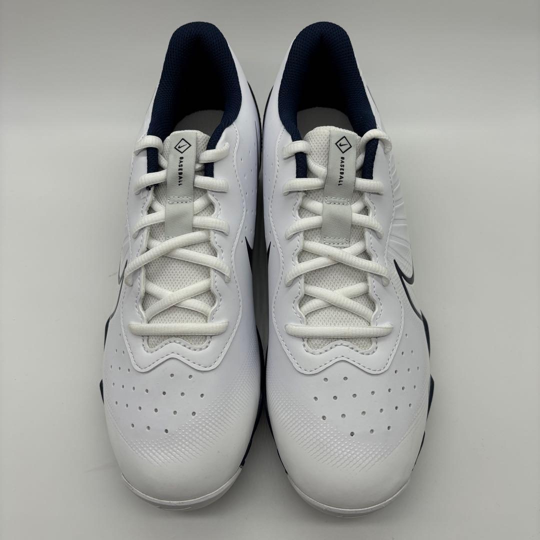 NIKE 野球 スパイク ポイント ホワイト ネイビー 26.5㎝ 軽量 ロー