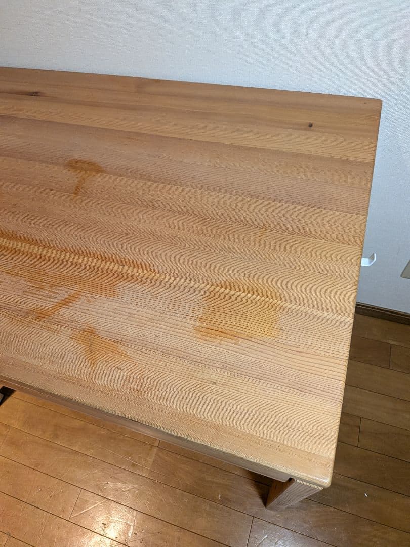 《送料込》無印 木製デスク パイン材 作業台 学習机 テーブル デスク 勉強机