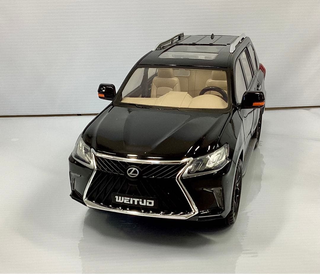 レクサス LX570 ブラック LEXUS 1/18 レクサス特注 1/18 レクサス LX570 ブラック 開閉式 : 寝具