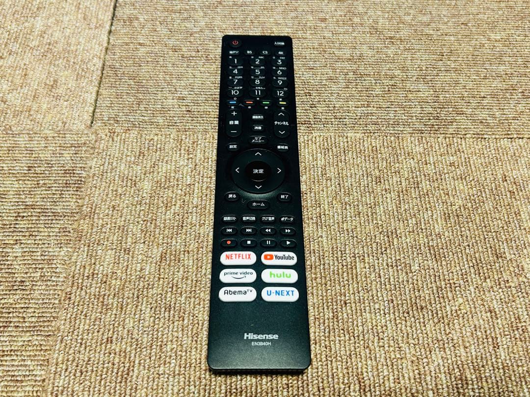 大画面 43インチ 4K 液晶テレビ 43E6G YouTube アマプラ