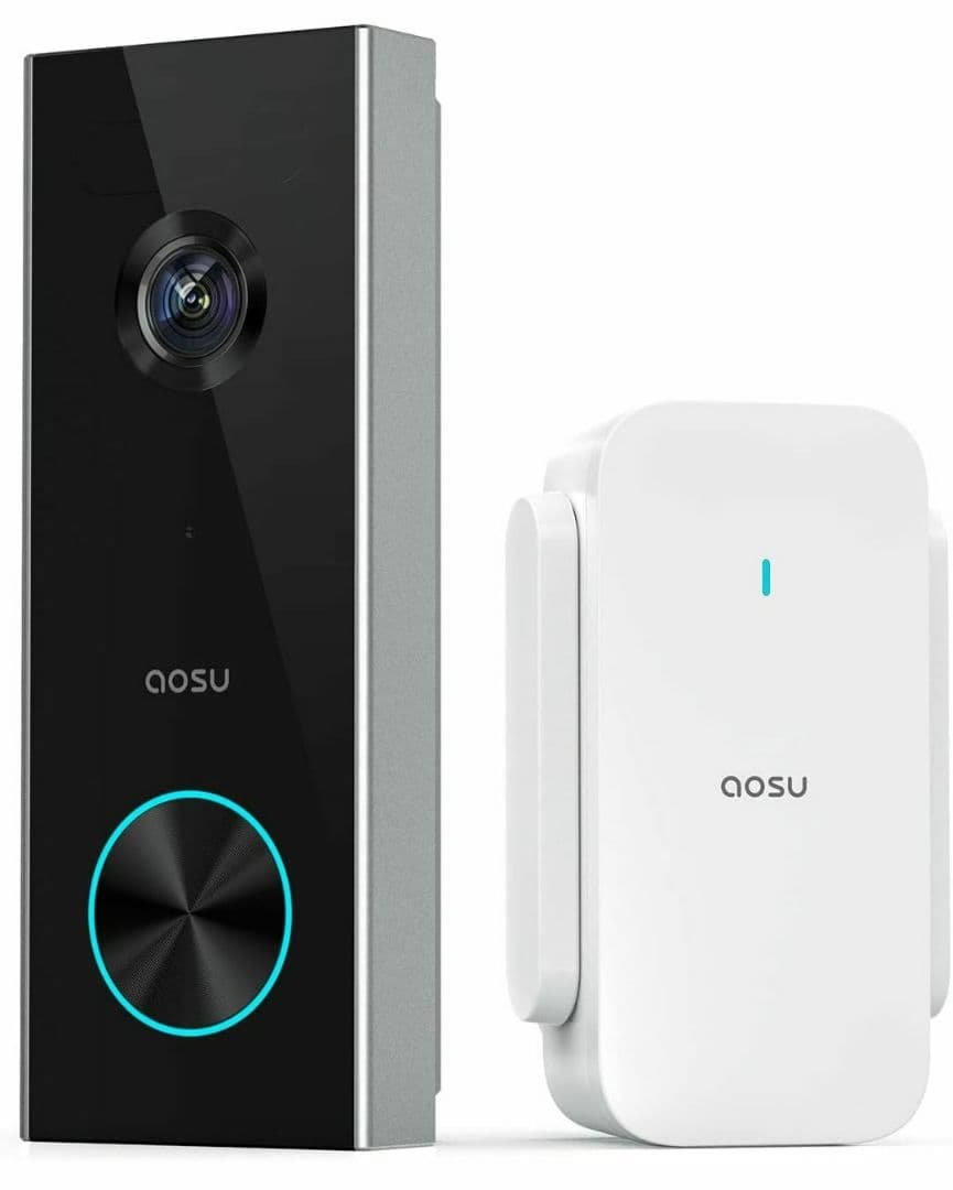 SALE❣ AOSU 2K ワイヤレス カメラ付インターホン 外出先からも通話可 Amazon.co.jp: 【AOSU 2K インターホン ワイヤレス カメラ付き 外出先