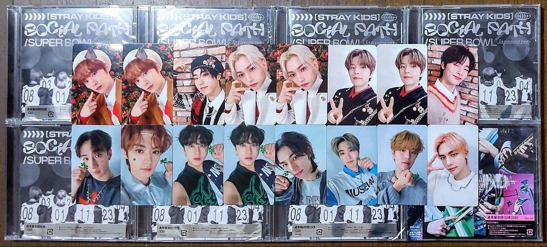 【新品未使用】『Social Path』＆『THE SOUND』＆会場限定トレカ Stray Kids 5-STAR Dome Tour 2023」会場限定！ JAPAN 1st EP 『Social