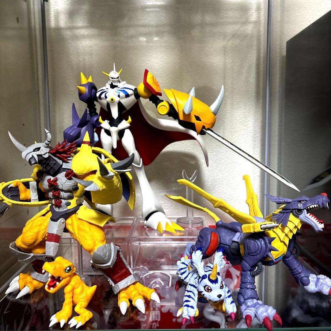 デジモン 一番くじ ウォーグレイモン メタルガルルモン オメガモン