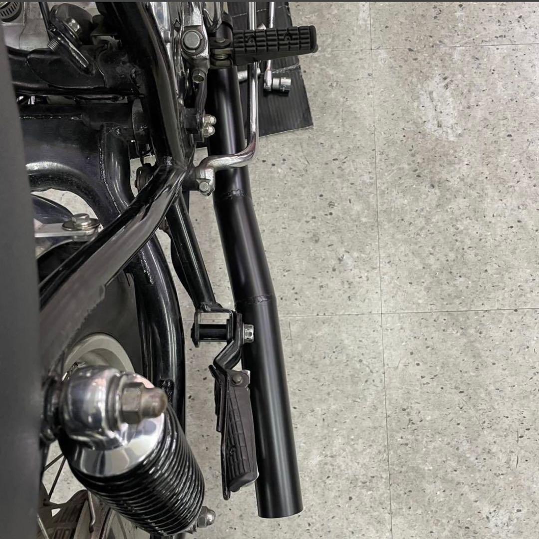 p*e様 SR400 ワンオフヨシムラ風ショート菅 スリップオン ポン付け