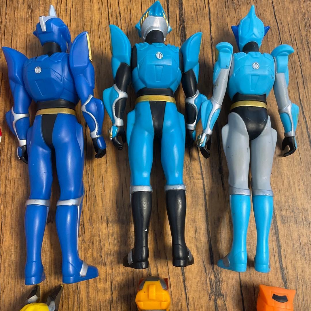 KONAMIコナミ超星神グランセイザー ソフビ人形12体セット - メルカリ