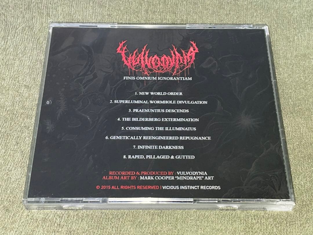 旧ロゴ】Vulvodynia 2nd CD【廃盤】