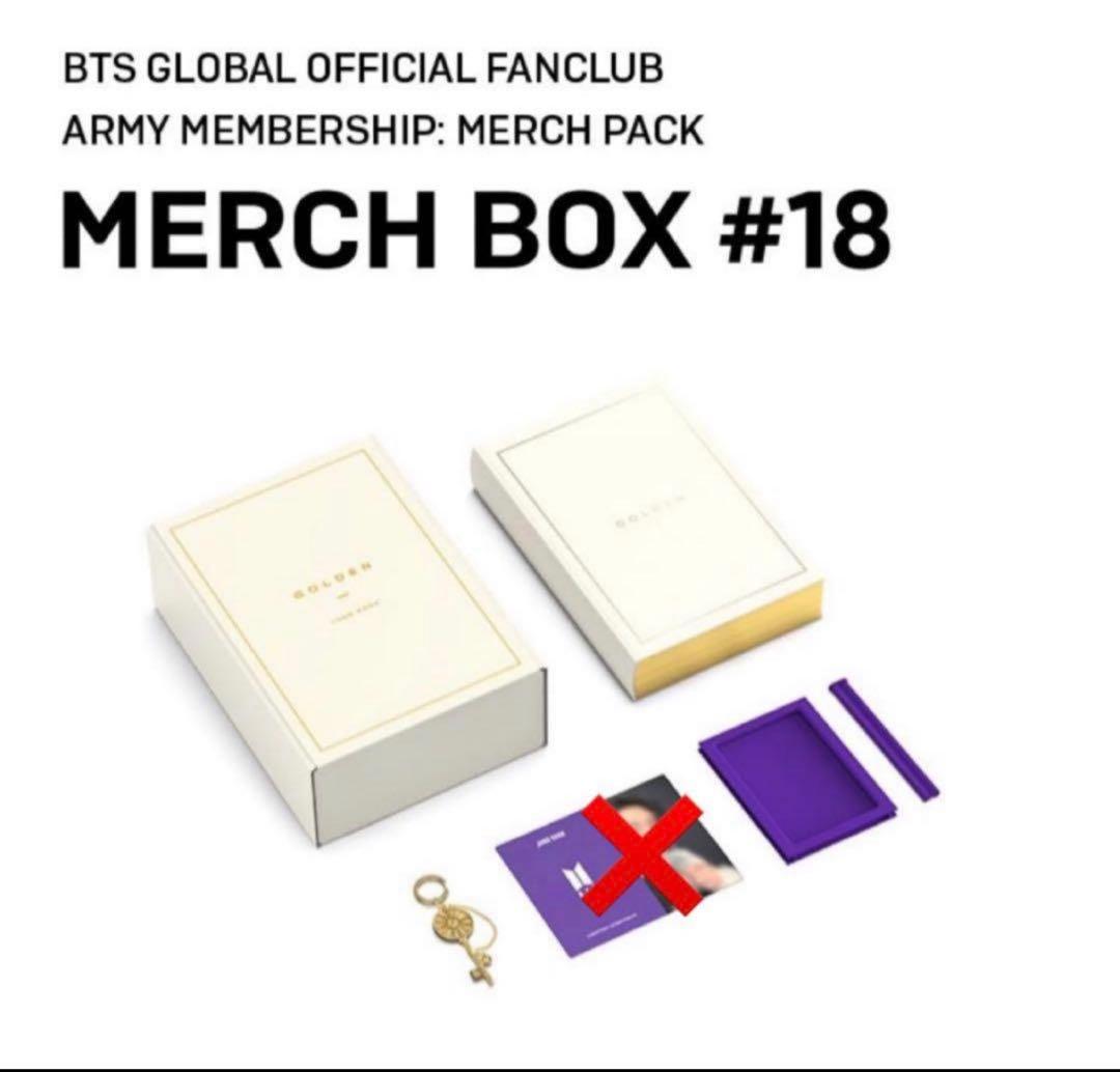 BTS MERCH BOX 18 ジョングク GOLDEN - メルカリ
