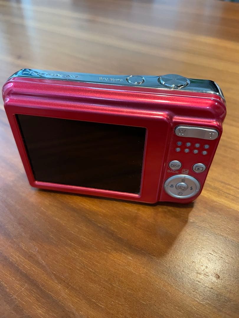 Fujifilm FinePix AV250 レッド デジタルカメラ 単三電池 - メルカリ
