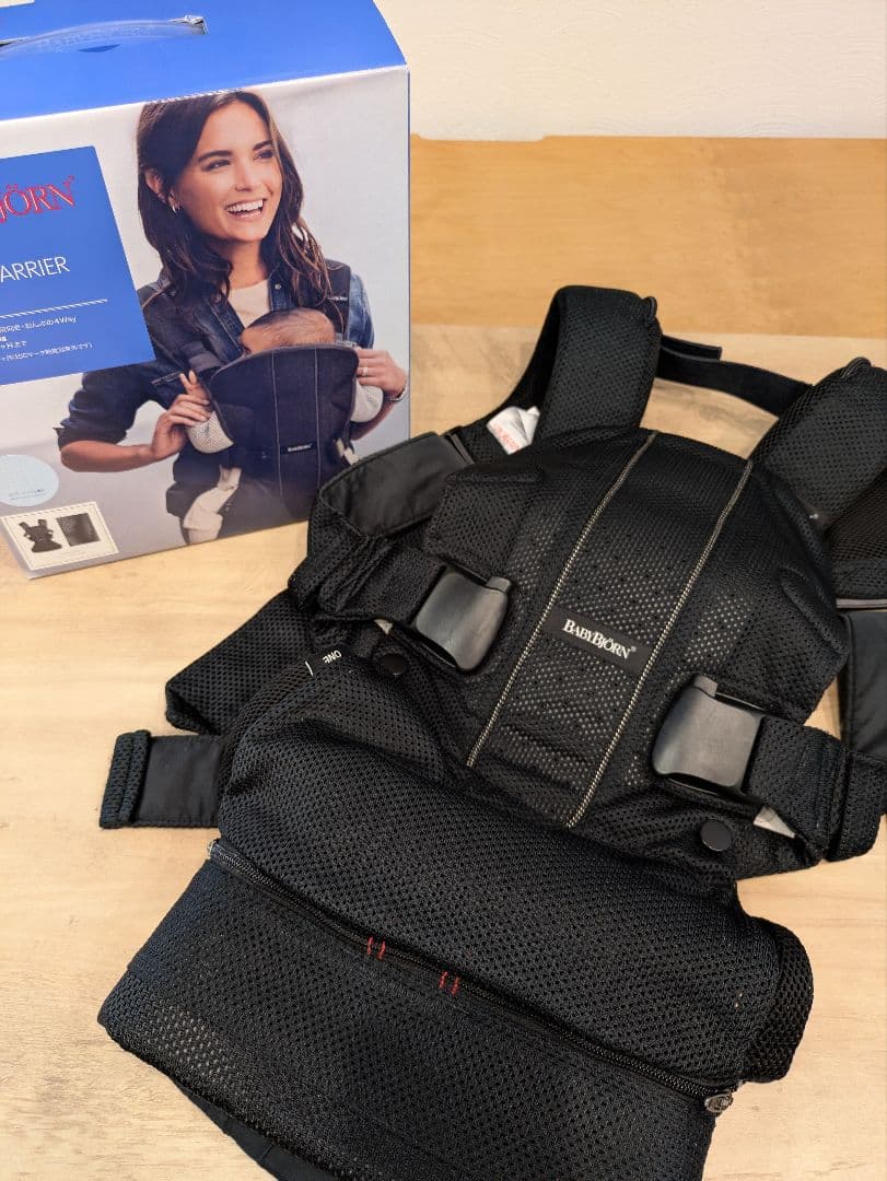 BabyBjörn 抱っこ紐 ブラック メッシュ | Shop at Mercari from Japan