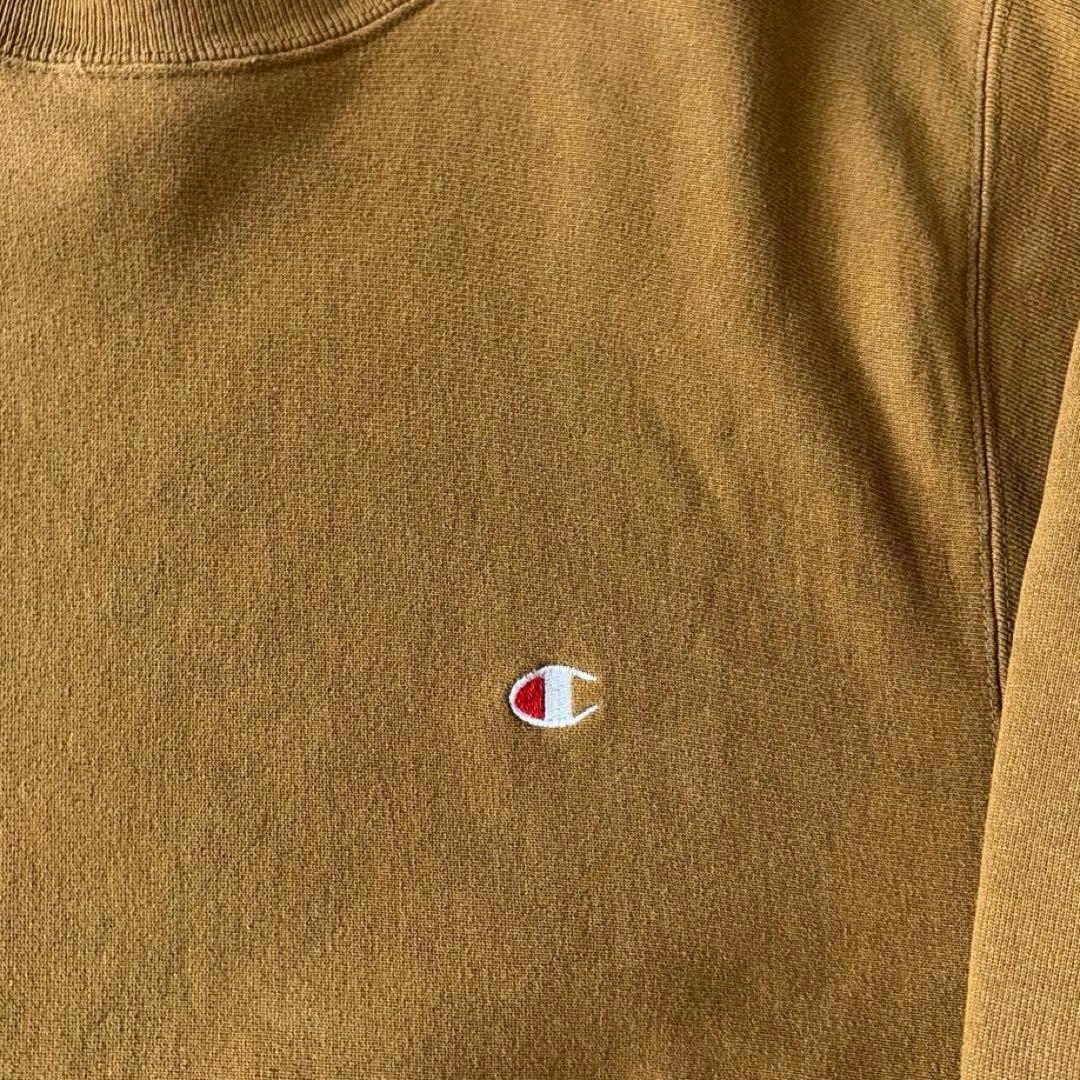 チャンピオン リバースウィーブ 90s アメリカ製 マスタード L 目付き