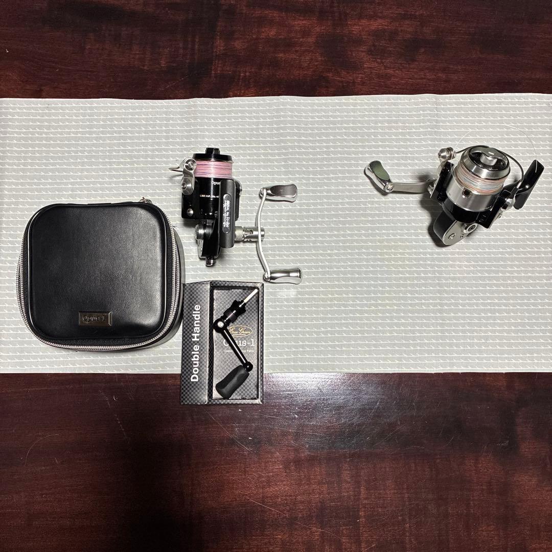 オーパス1 ネロ スピニングリール ダブルハンドルとオーパス1 の2点セット オーパス1 ネロ スピニングリール ダブルハンドルとオーパス1 の2点