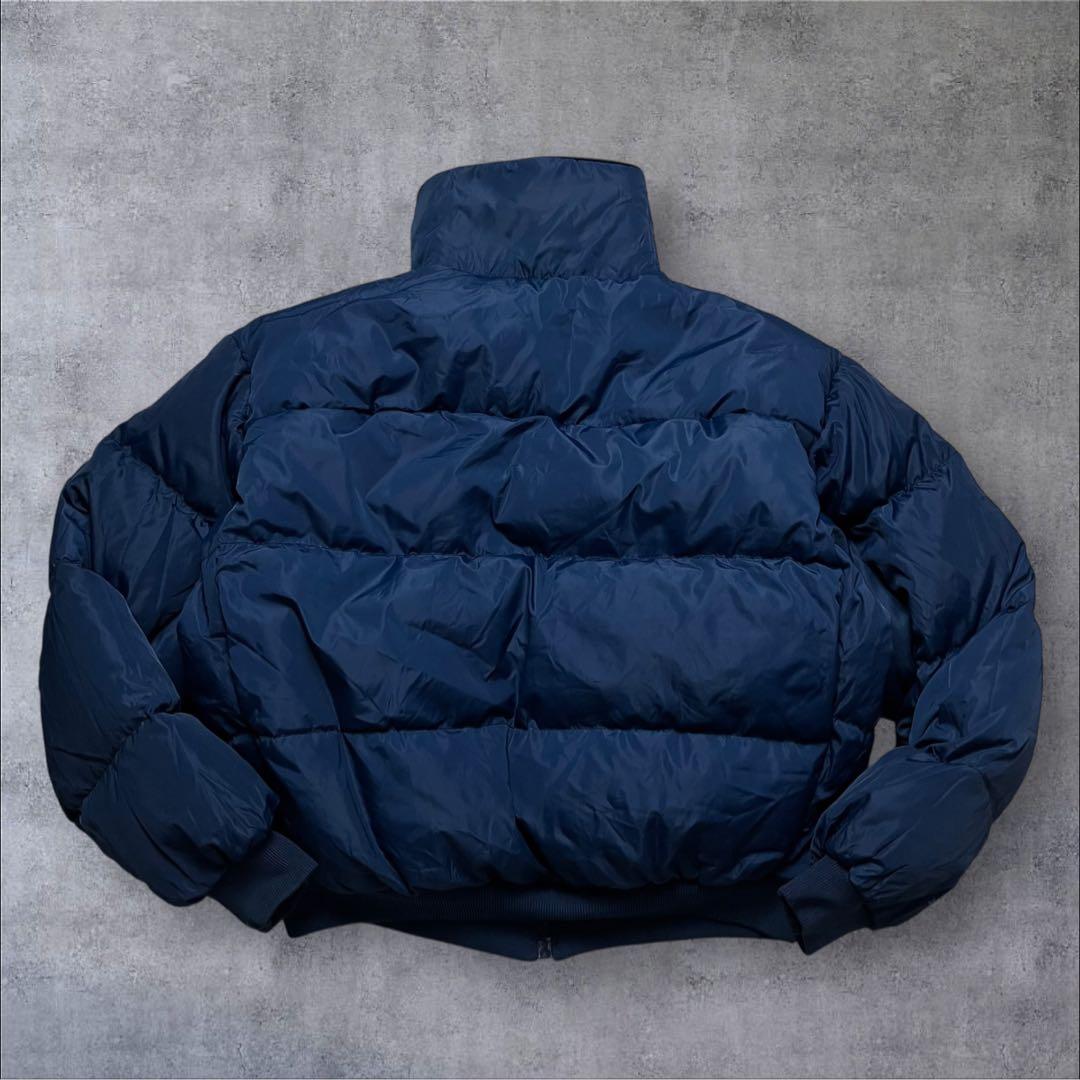90s Columbia ダウンジャケット 短丈 ネイビーレッド ヴィンテージ