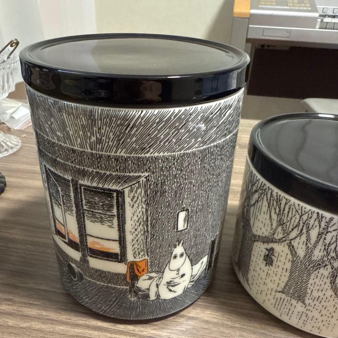 アラビア/イッタラ ムーミン キャニスター2点セット