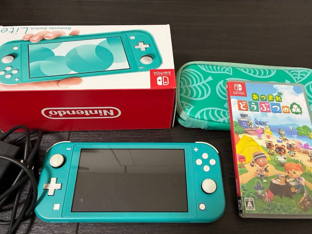 Nintendo Switch Lite ターコイズ + あつまれ どうぶつの森 任天堂 Nintendo Switch Lite あつまれ どうぶつの森セット ～まめきち