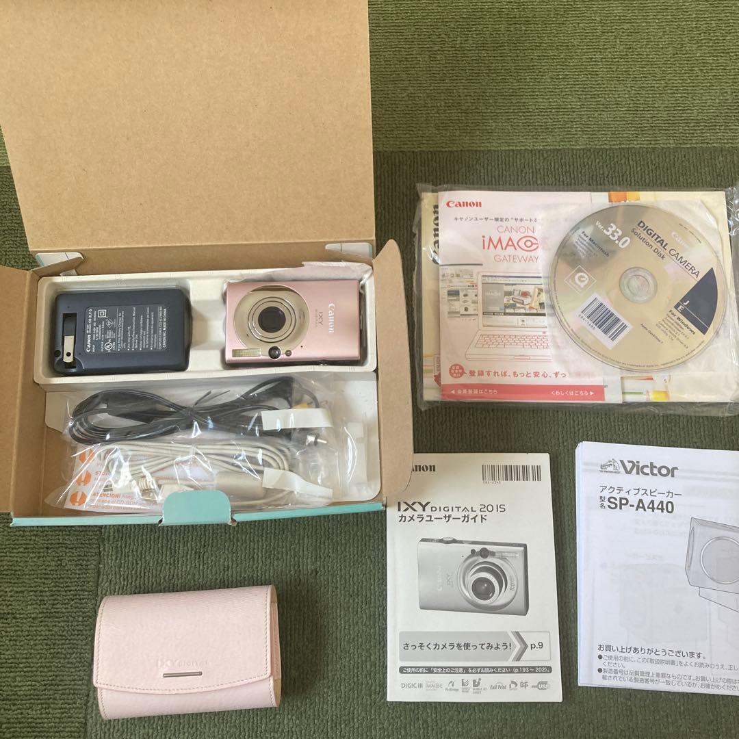 Canon IXY デジタルカメラ ピンク CONTAX（コンタックス） Canon デジタルカメラ IXY 100F(ピンク) 広角