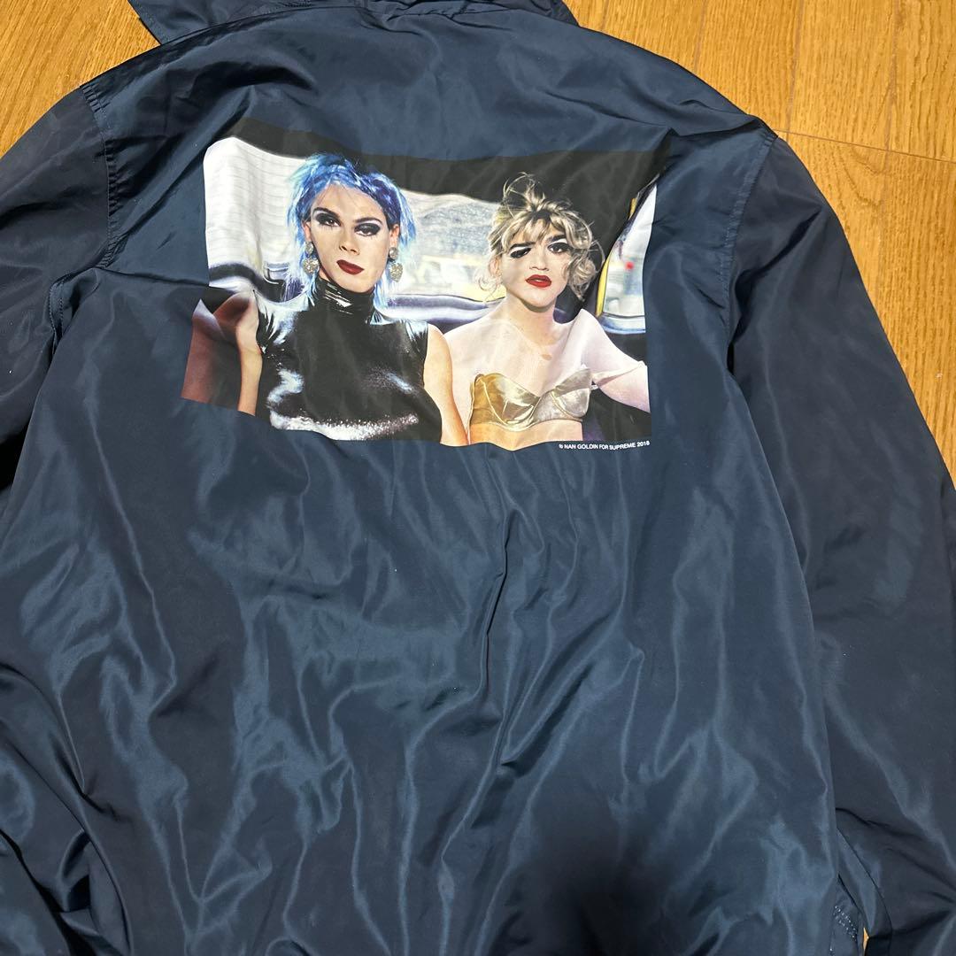 Supreme ネイビー XL ナイロンジャケット - メルカリ