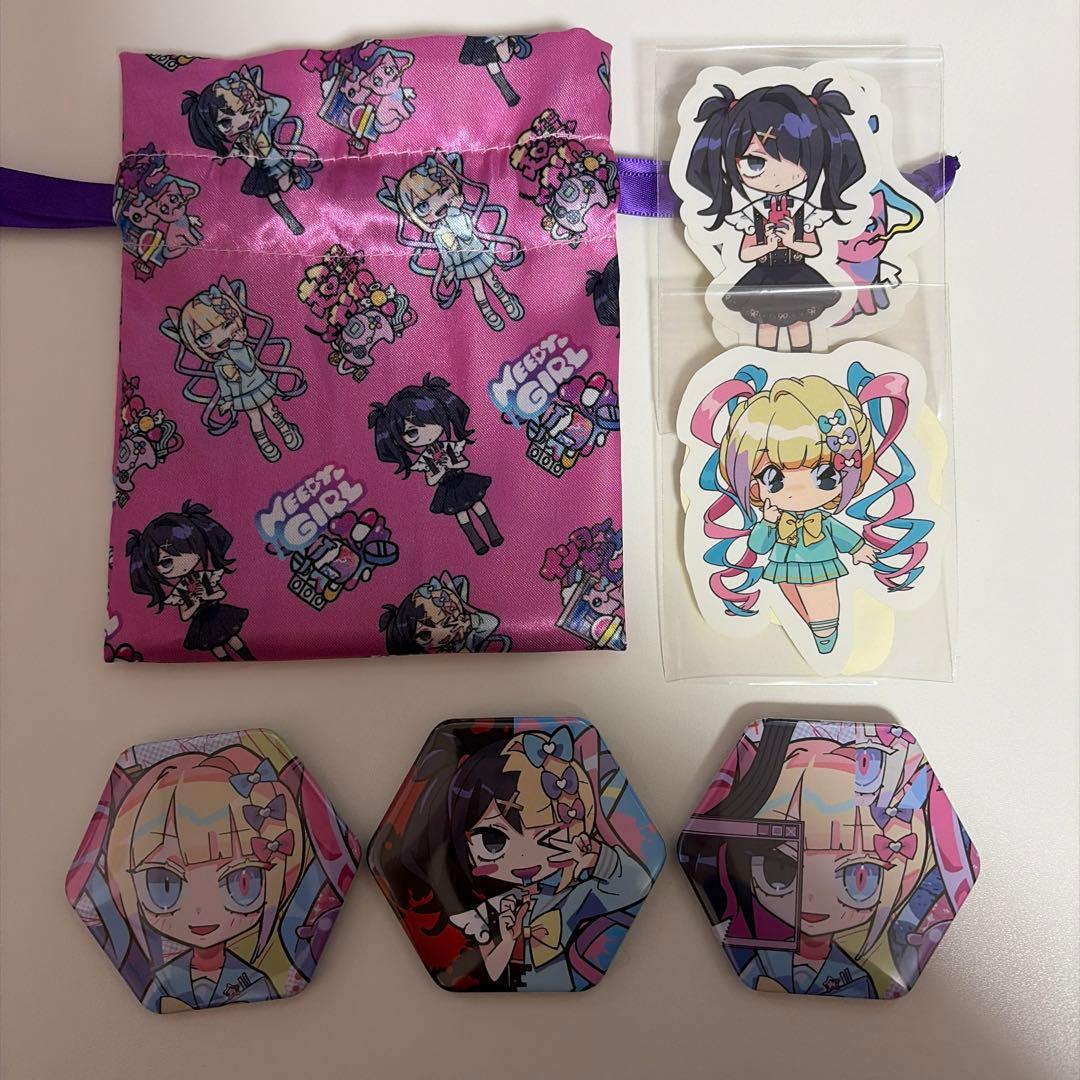 NEEDY GIRL OVERDOSE ニディガ 超てんちゃん くじ 缶バッジ - メルカリ