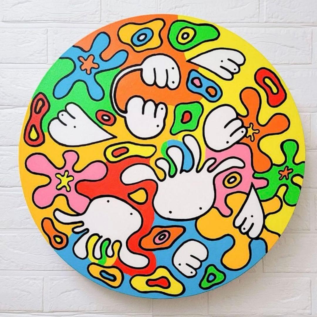 ★鈴木哲也★丸型(500×500mm)アクリル原画1点物★#0035 現代アーティスト 鈴木哲也 (@art_tetsuya) • Instagram photos and videos