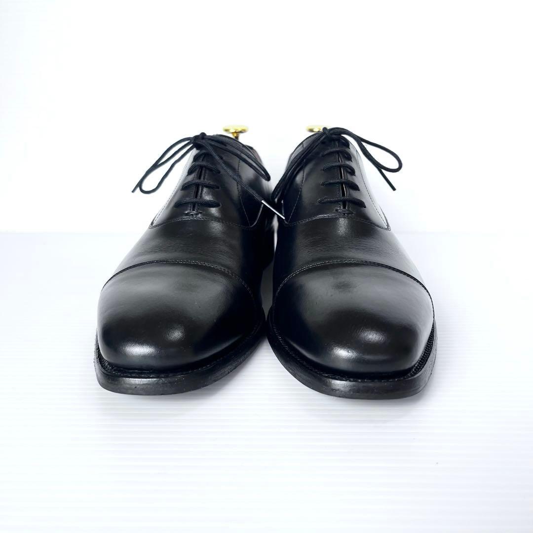 極美品✨ スコッチグレイン ビジネスシューズ ストレートチップ 黒